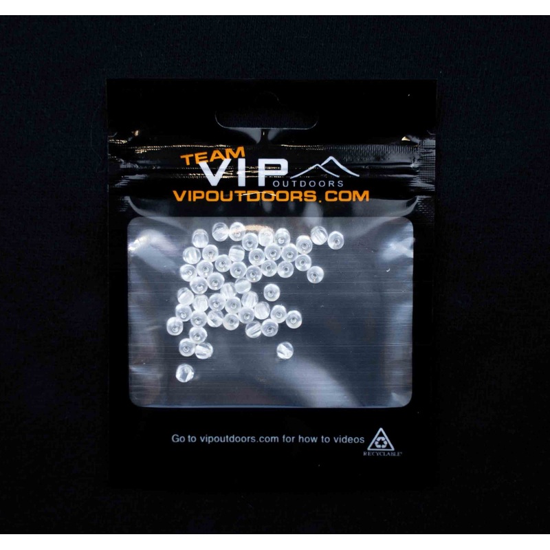 4mm Clear Beads (50 Pack)
