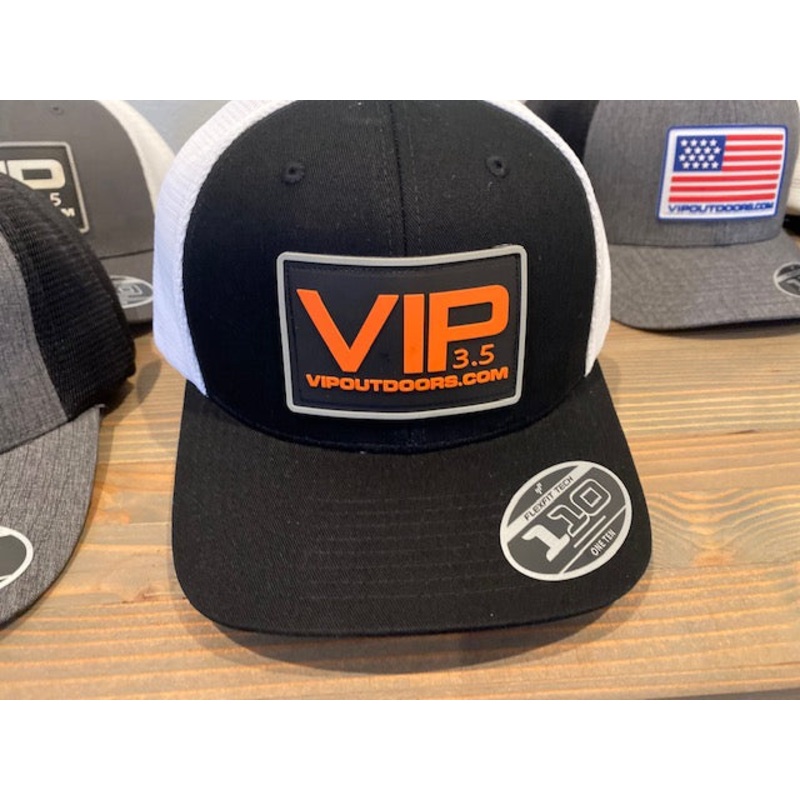 VIP Black/White (Snap Back and Flex Fit) /Orange VIP 3.5 Patch