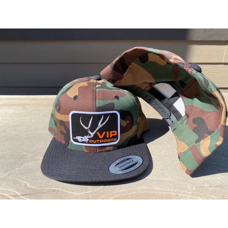 VIP Buck Hunter Hat, OG Camo w/black bill Snap Back