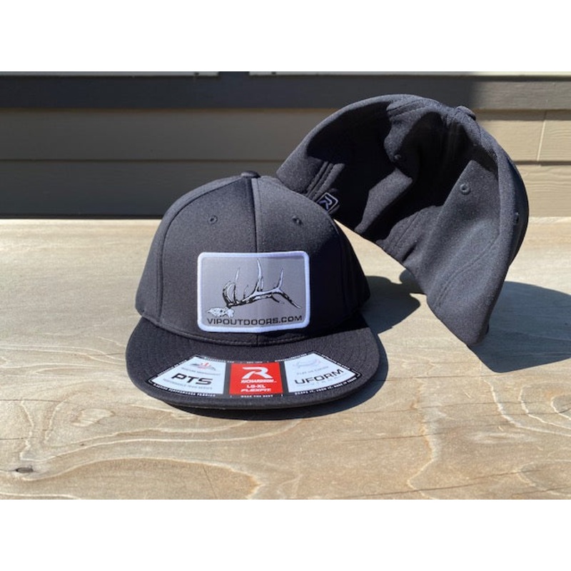 VIP Elk Hunter Hat, Black Flex Fit L/XL