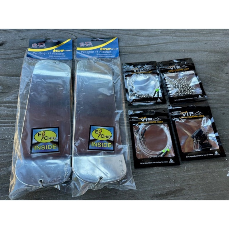 24 VIP,  Pro Troll CHROME, TERMINAL TACKLE PACKAGE