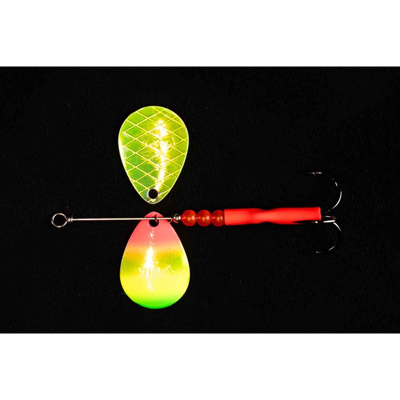 #3.5 BV Deep Cup Candy Coastal GTR Salmon Spinner (Single Spinner)