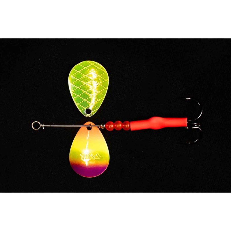 #3.5 BV Deep Cup Candy PTR Salmon Spinner (Single Spinner)