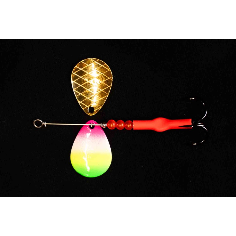 #3.5 BV Deep Cup Coasty GTR Salmon Spinner (Single Spinner)