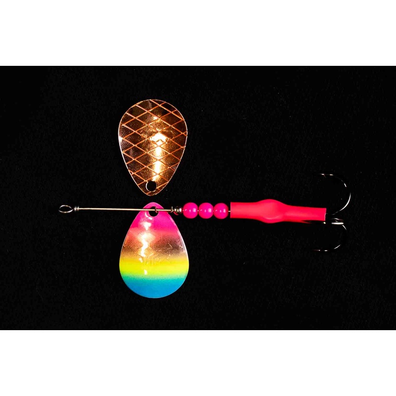 #3.5 BV Deep Cup Copper BTR Salmon Spinner (Single Spinner)