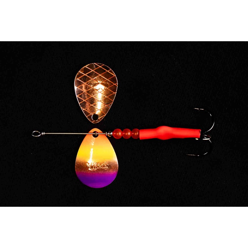 #3.5 BV Deep Cup Copper PTR Salmon Spinner (Single Spinner)