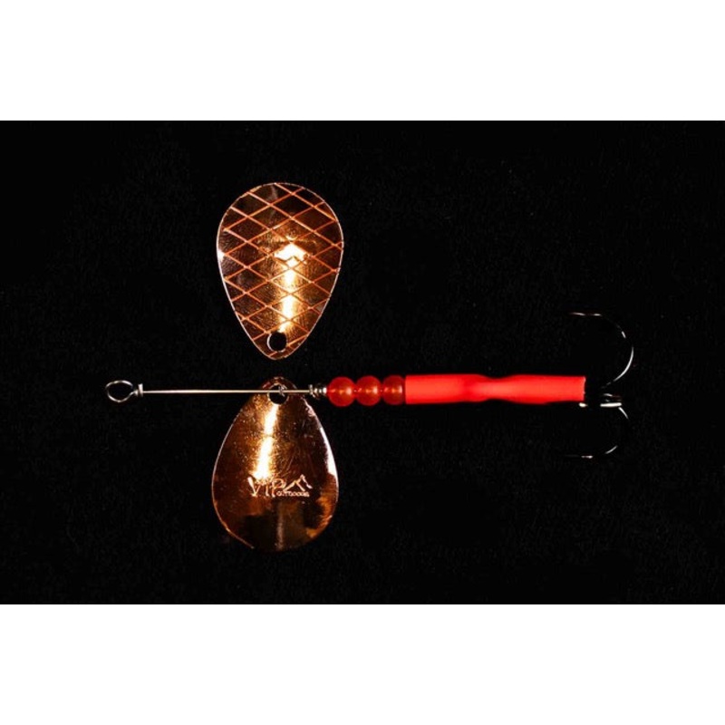 #3.5 BV Deep Cup Copper Salmon Spinner (Single Spinner)
