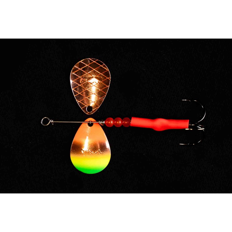 #3.5 BV Deep Cup Copper Willamette GTR Salmon Spinner (Single Spinner)
