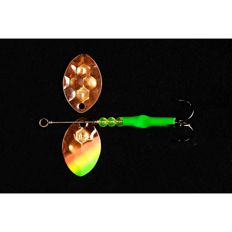 #3.5 CA Copper Mex Hat Salmon Spinner (Single spinner)