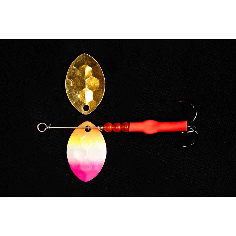 #3.5 CA Pink TR Salmon Spinner (Single spinner)