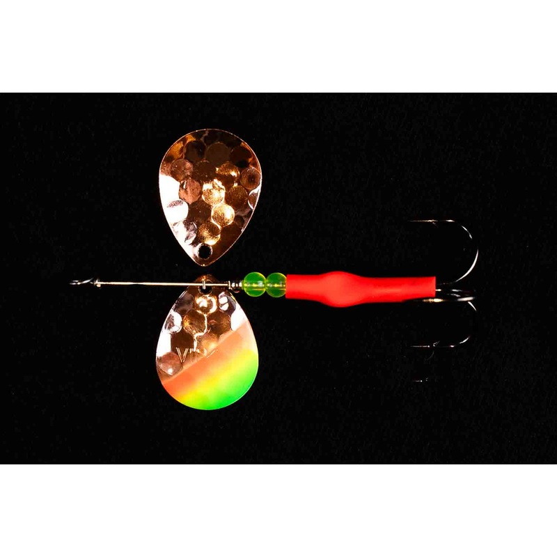 #3.5 Colorado  Copper Mex Hat Salmon Spinner (Single Spinner)