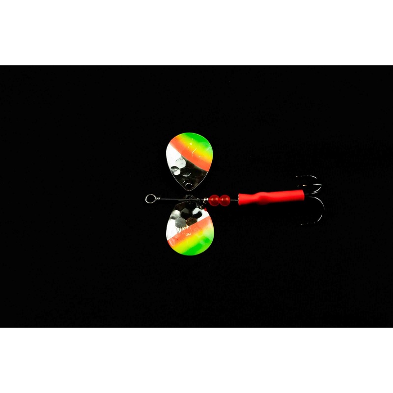 3.5 Colorado Double Nickel Mex Hat Salmon Spinner (Single Spinner)
