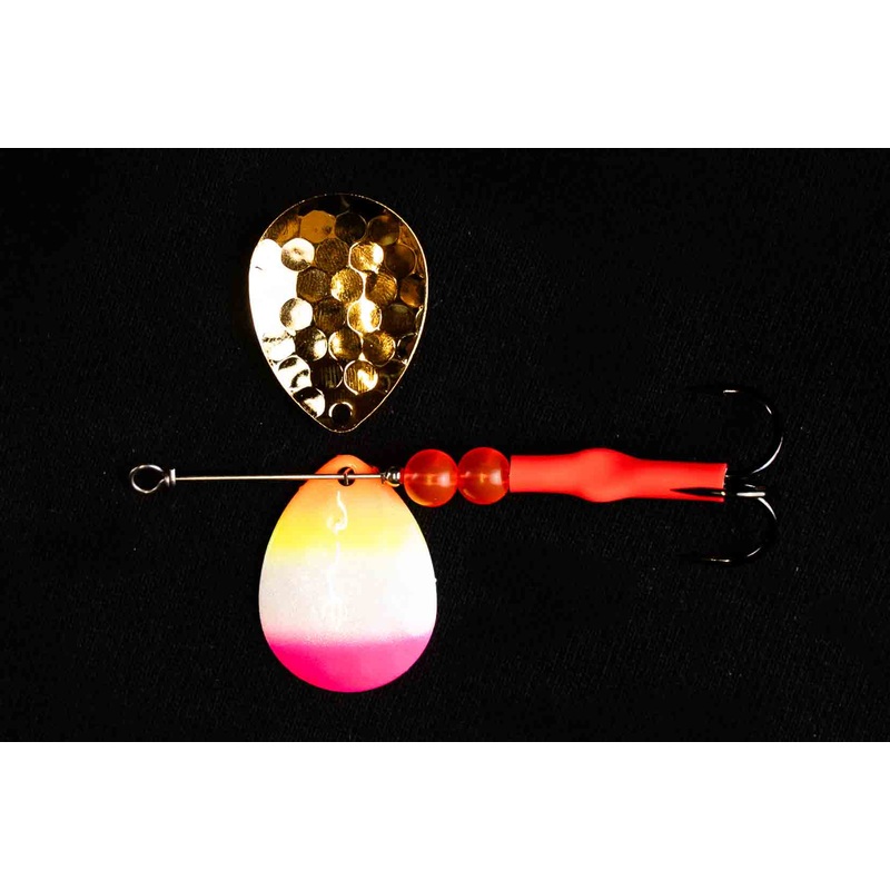#4.5 Colorado Pink TR Salmon Spinner (single spinner)