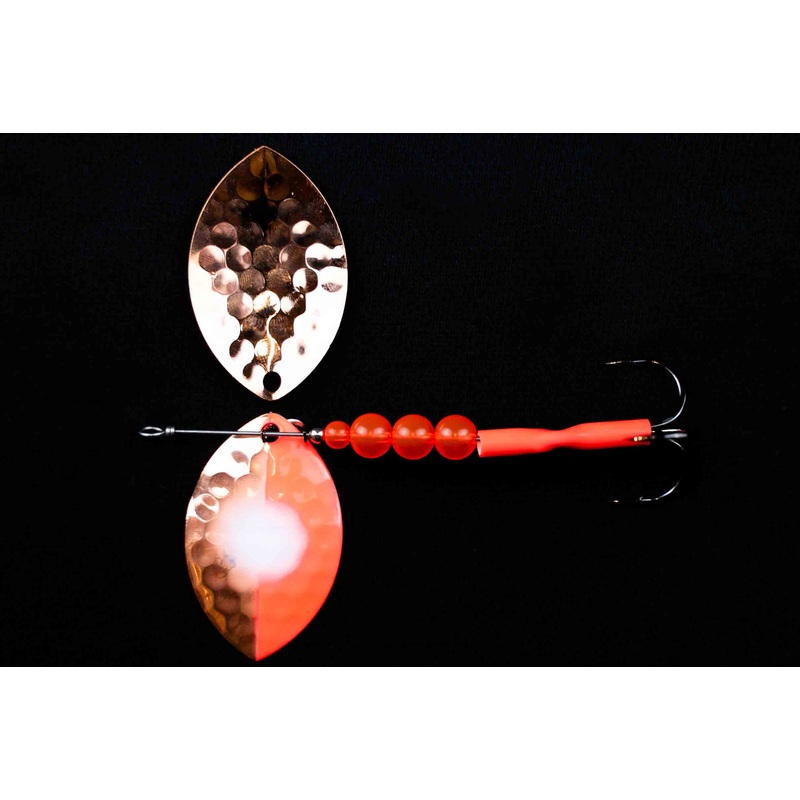 #5 Cascade Copper Crimson Salmon Spinner (Single spinner)