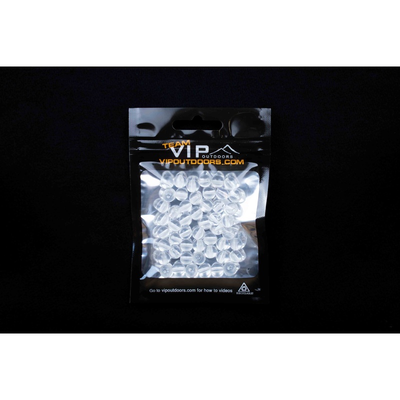 8mm Clear  Beads (50 Pack)