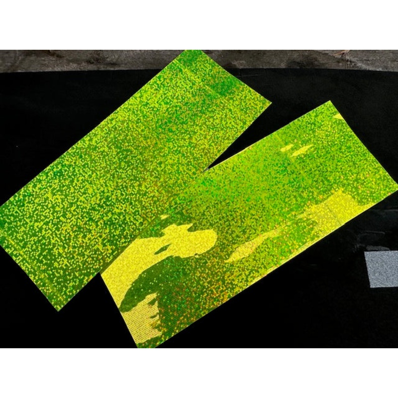 360 Flasher Tape. Chartreuse Glitter (2pk)