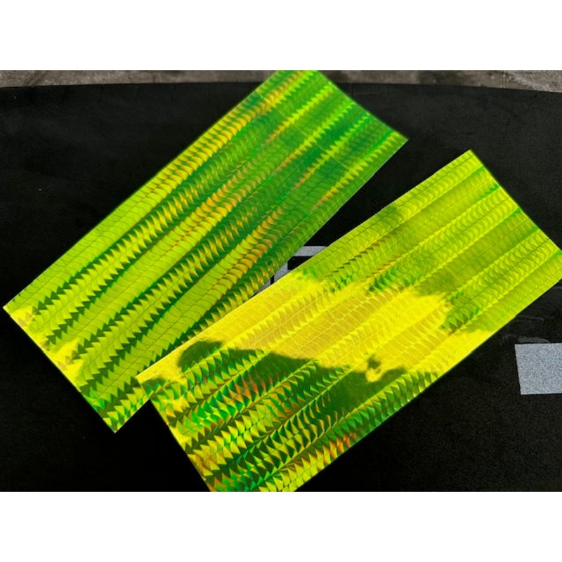 360 Flasher Tape. Chartreuse Lizard Scale (2pk)