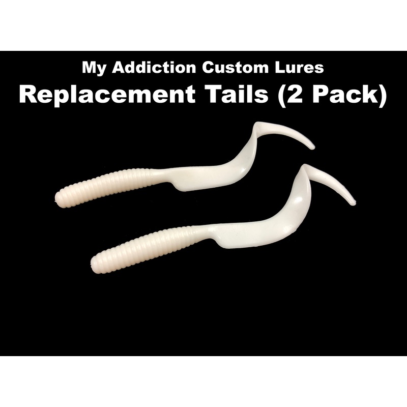 My Addiction Custom Lures Replacement Tails (2 Pack)