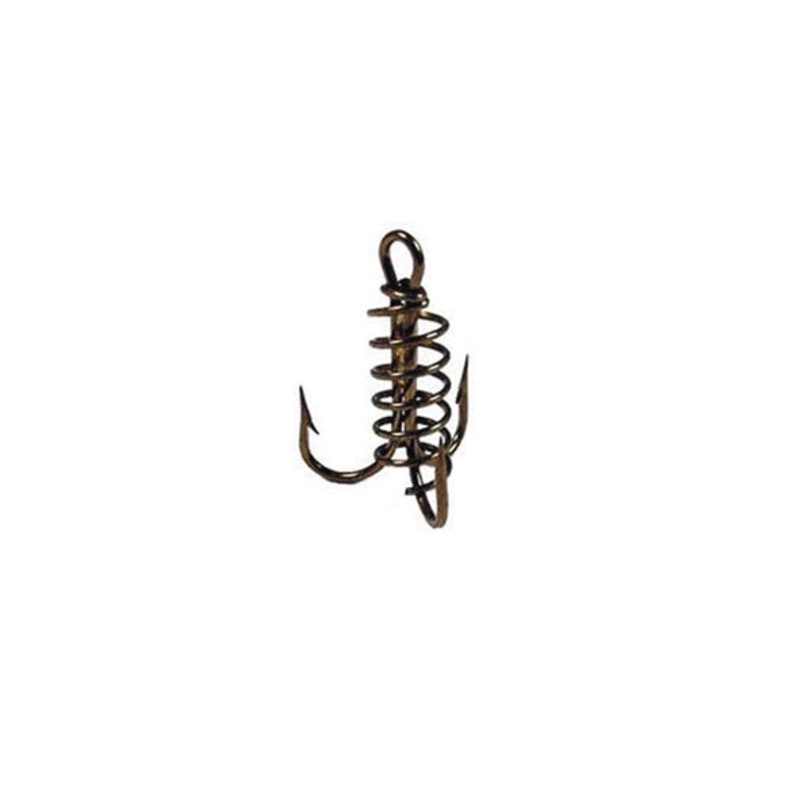 SOFT BAIT SPRING HOOK|BRONZE|4|6|8