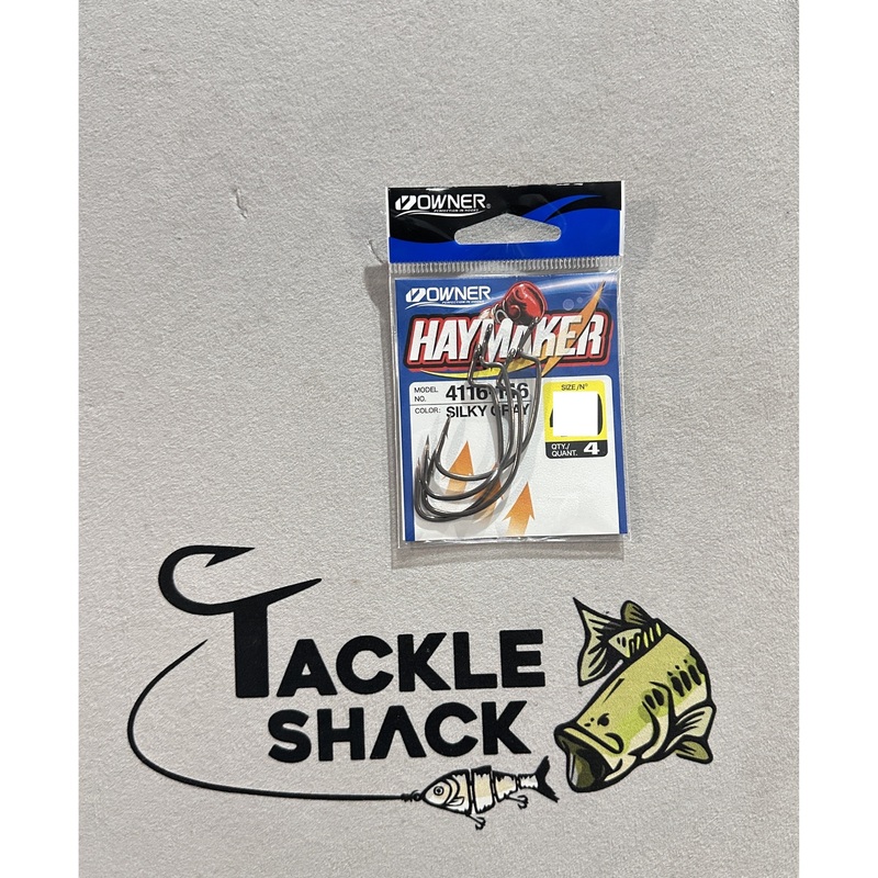 Owner Haymaker Hook Silky Gray