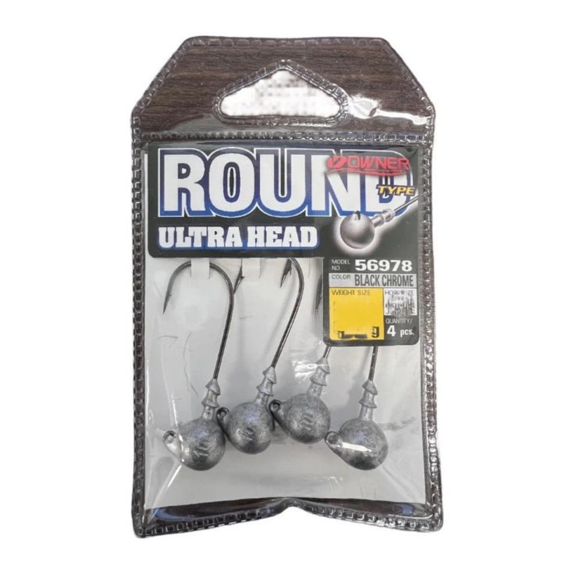 OWNER ROUND ULTRA HEAD XL|4/0 – 5g|5/0 – 8g|4/0 – 10g|4/0 – 12g