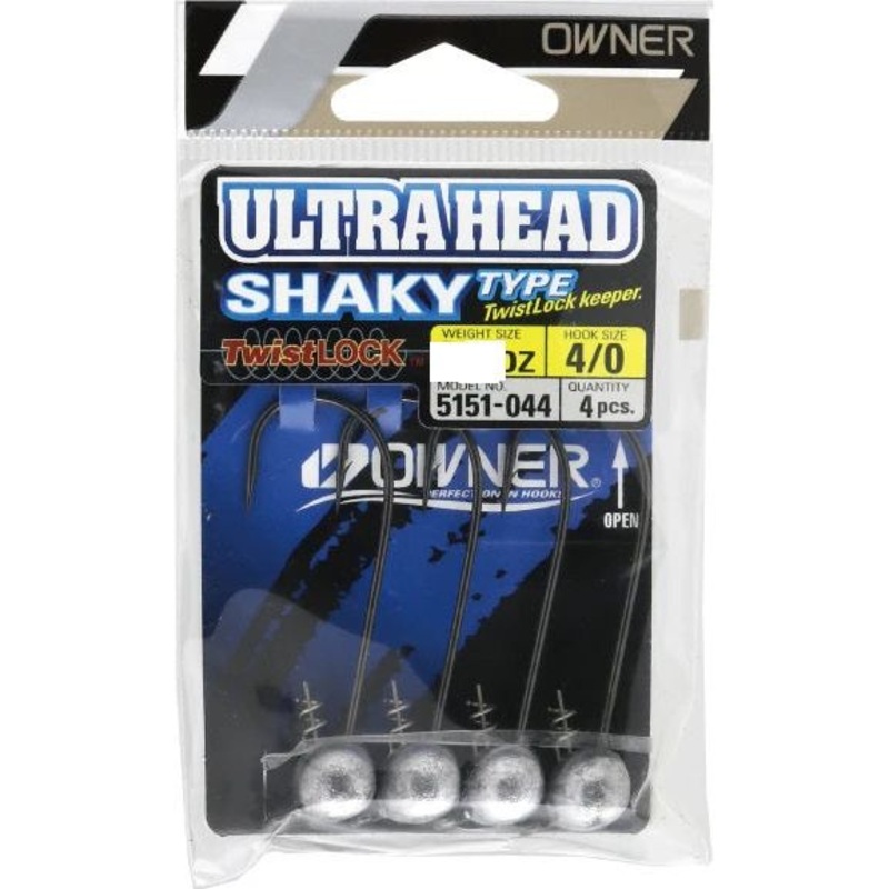 Owner Ultrahead Shaky Twistlock 4/0 Hook