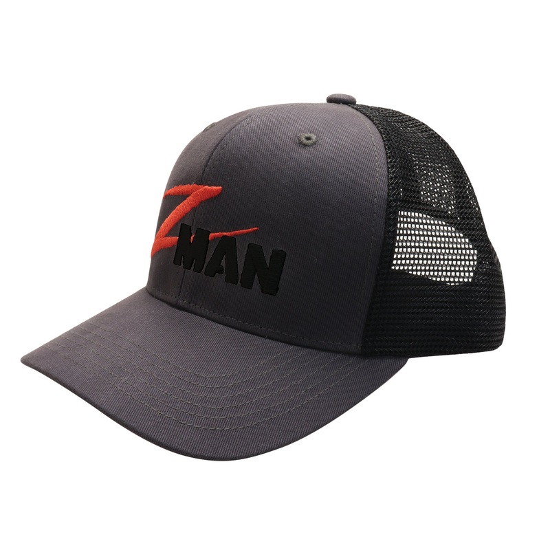 ZMAN TRUCKER CAP – CHARCOAL/BLACK