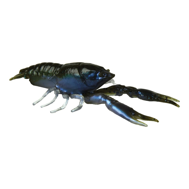 Hi-Def Craw 3-Inch 8-Pack – Green Pumpkin Blue
