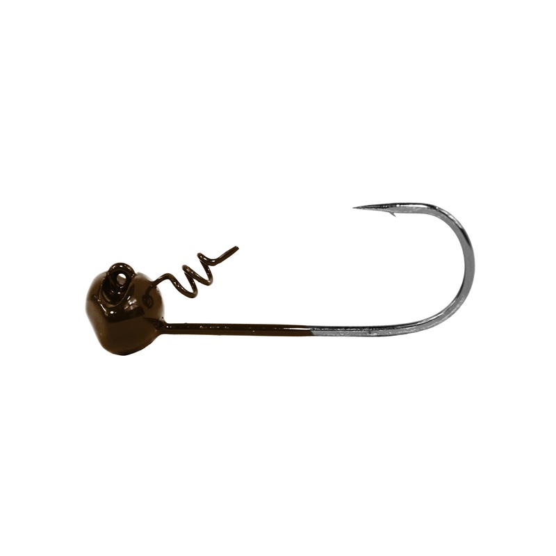 MF Shakey Head 3/8-Ounce 3-Pack – Brown