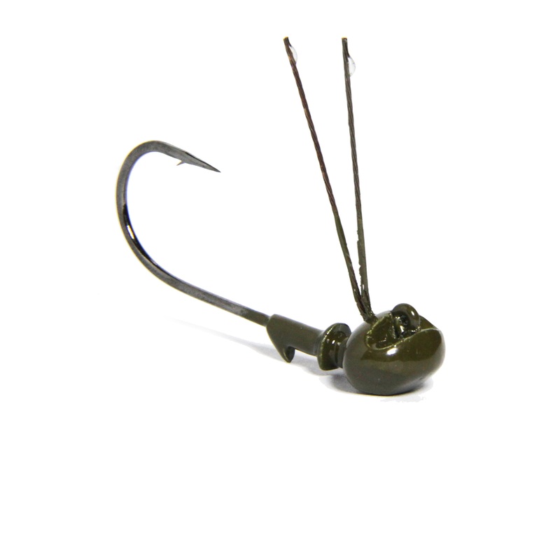 Stealth HD Jighead 7/16-Ounce 3-Pack – Green Pumpkin