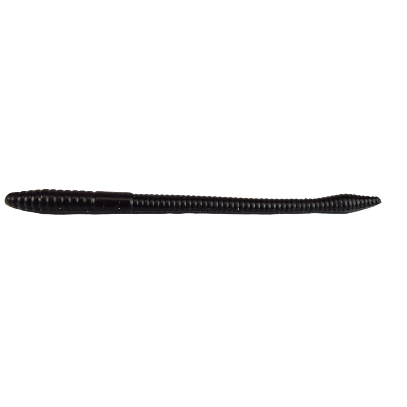 Tackle HD Finesse Worm 4.5-Inch 25-Pack – Black