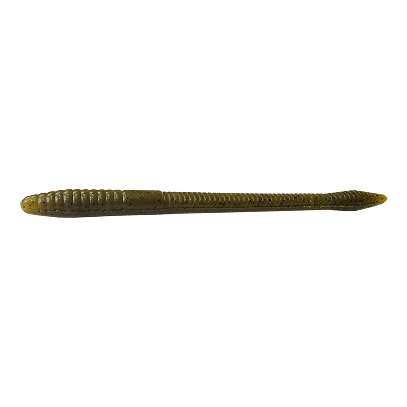 Tackle HD Finesse Worm 4.5-Inch 25-Pack – Green Pumpkin