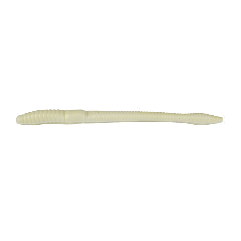 Tackle HD Finesse Worm 4.5-Inch 25-Pack – White