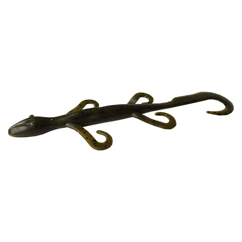 Tackle HD Lizard 6-Inch 12-Pack – Green Pumpkin