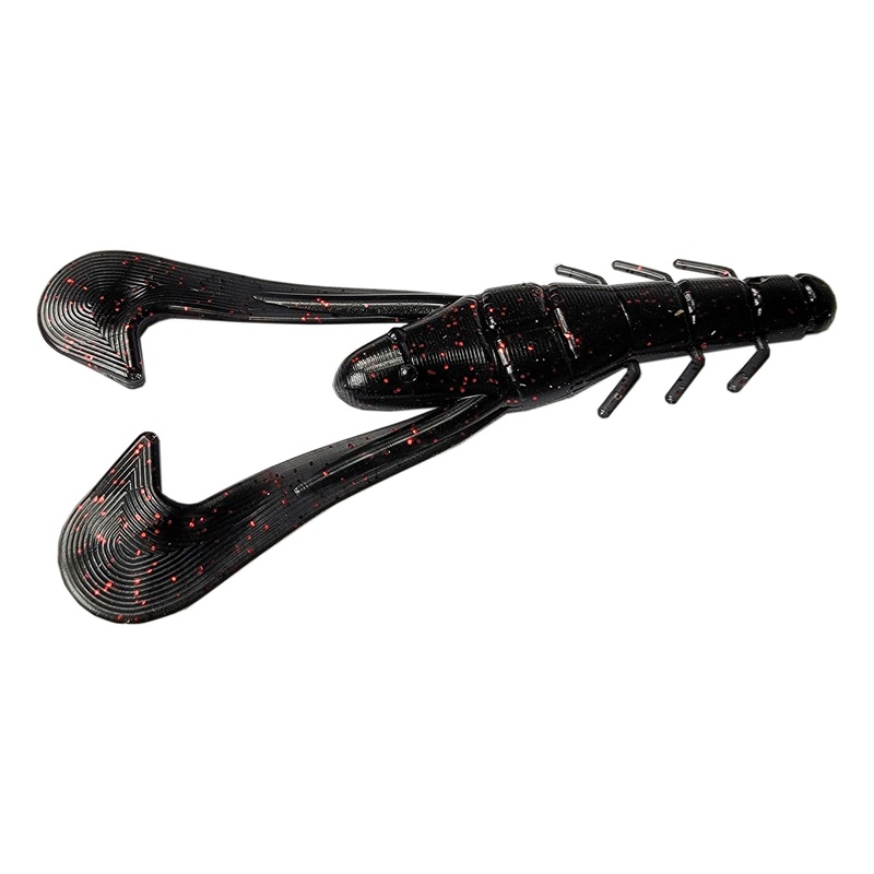 Tackle HD Speed Bug 3.75 – Inch 12-Pack – Black Red Flake