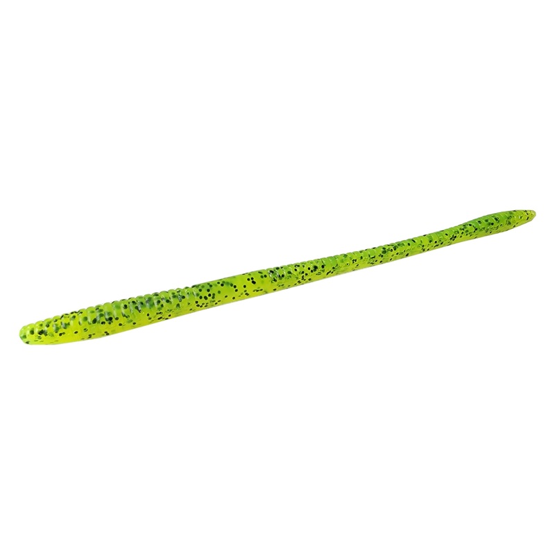 Tackle HD Sweet Stick Worm 7.5-Inch 20-Pack – Chartreuse Pepper