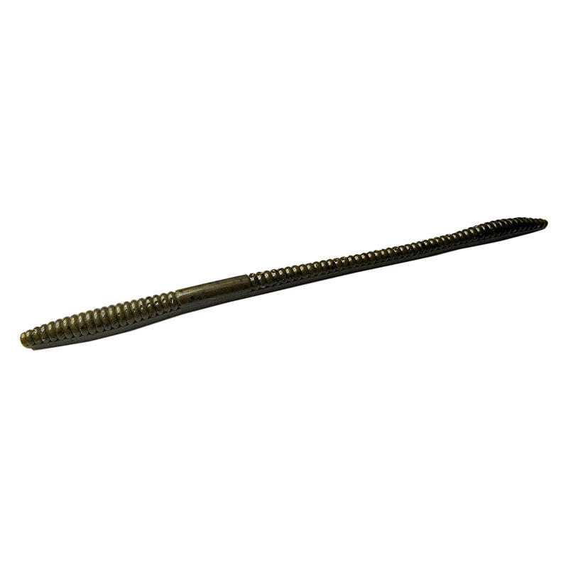 Tackle HD Sweet Stick Worm 7.5-Inch 20-Pack – Green Pumpkin