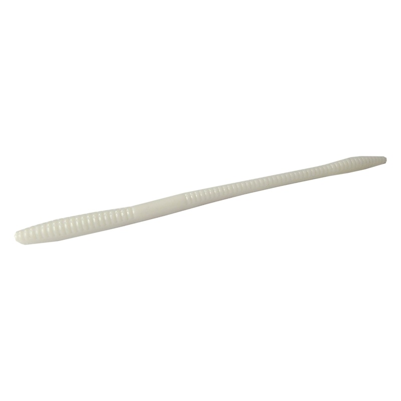 Tackle HD Sweet Stick Worm 7.5-Inch 20-Pack – White