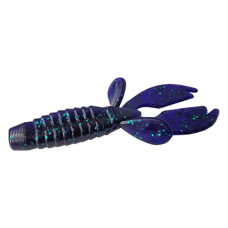 Tackle HD Texas Craw Beaver 4.25-Inch 10-Pack – Junebug
