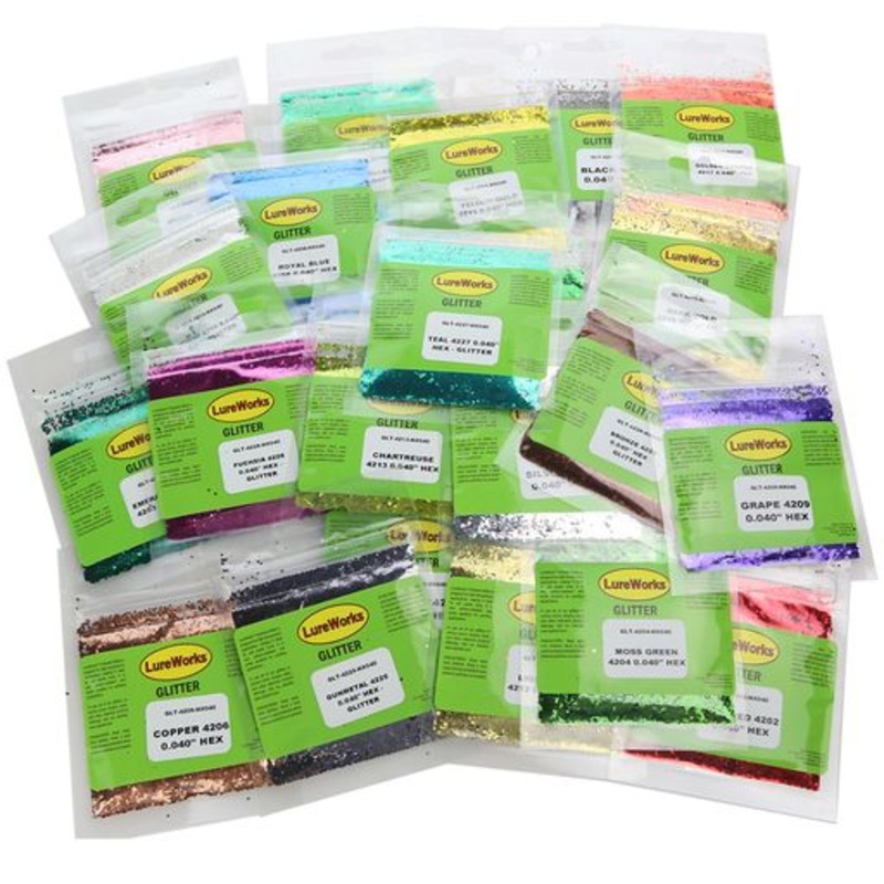 0.040 HEX GLITTER SAMPLER