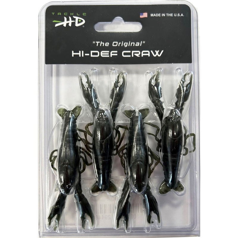Hi-Def Craw 3-inch 4-pack – Green Pumpkin