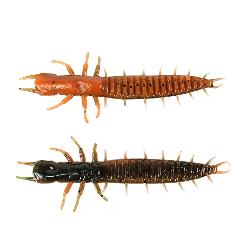 Tackle HD Ned-Mite 3.5-Inch 15-Pack – Green Pumpkin Orange