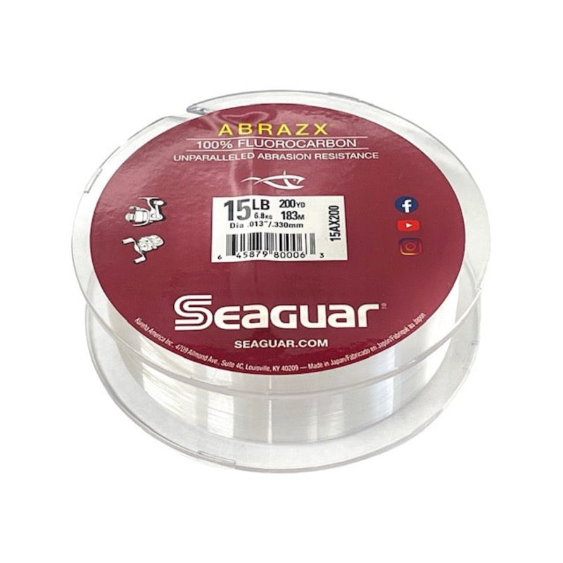Seaguar Abrazx 200 yd. Spool|12LB|15LB|17LB|20LB|25LB