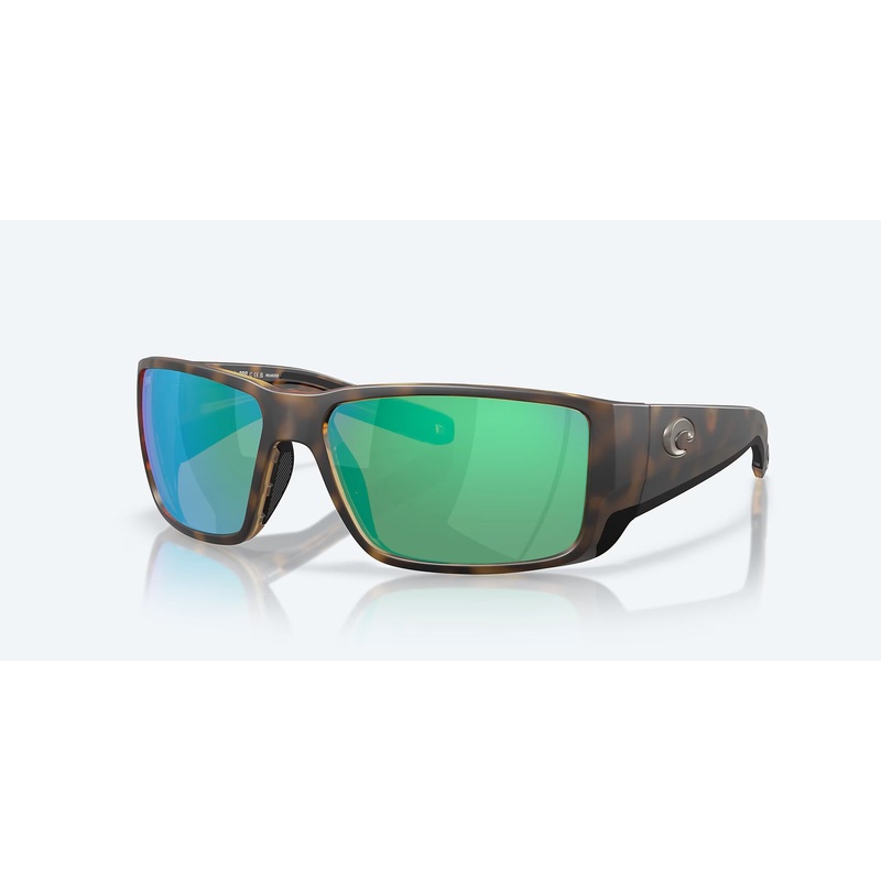 BLACKFIN PRO COSTA SUNGLASSES|MATTE TORTOISE|Green Mirror Glass