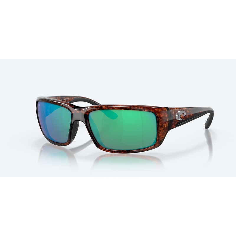FANTAIL COSTA SUNGLASSES|Tortoise Shell|Green Mirror Glass