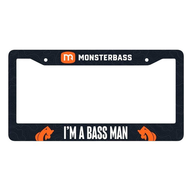 I’m a Bass Man License Plate Frame