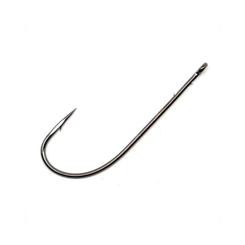 Gamakatsu Worm Hook|NS Black|2 (6pk)|1 (6pk)|1/0 (6pk)|2/0 (6pk)|3/0 (5pk)|4/0 (5pk)|5/0 (5pk)|1 (25pk)|1/0 (25pk)|2/0 (25pk)|3/0 (25pk)
