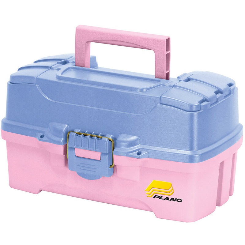 Plano Two Tray Tackle Box|Periwinkle/Pink