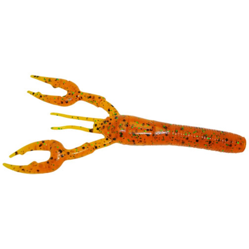 Yamamoto Baby Craw 3.75|Pumpkin / Black Green Flk