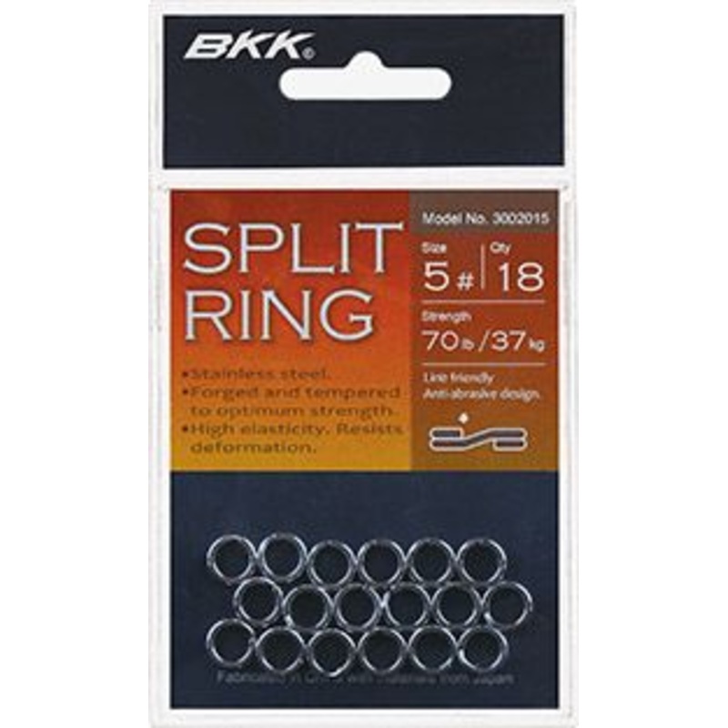 BKK Split Rings|3 – 50lb|4 – 60lb|5 – 70lb